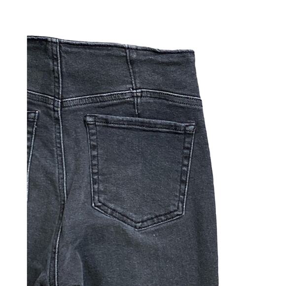 NO BOUNDARIES Womens Size 9 Gray High Rise Skinny Button Fly Jeans 26.5" Inseam - Picture 3 of 5